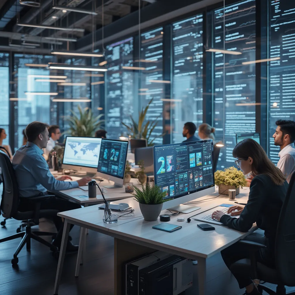 Équipe IntelliAffaires au travail